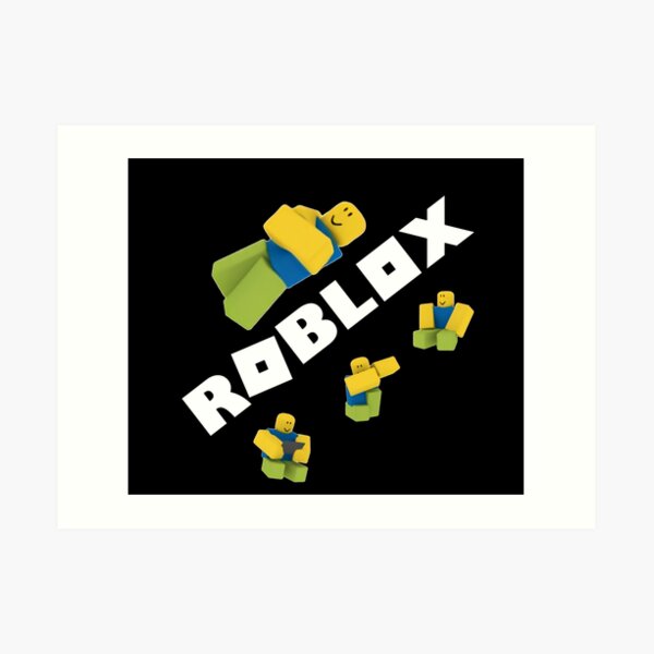 Roblox Art Prints Redbubble - art mural sur le theme visage roblox redbubble