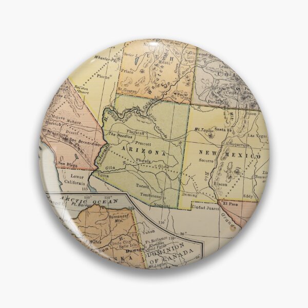 Item preview, Vintage South West USA Map designed and sold by Rainbows Galore.