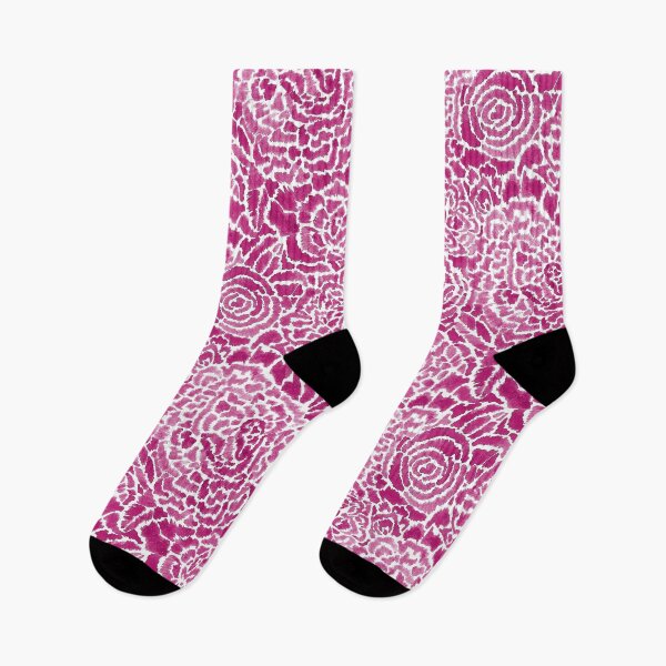 Item preview, Hot Pink Brushed Flowers designed and sold by Carolina Diaz.