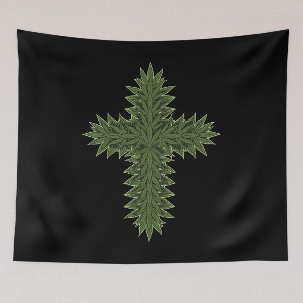 Item preview, Cruce de Cannabis - THC CBD Stoner Ganja designed and sold by anziehend.