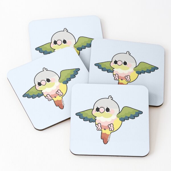 Item preview, Flying Conure - Pineapple Green Cheek designed and sold by blirbos.