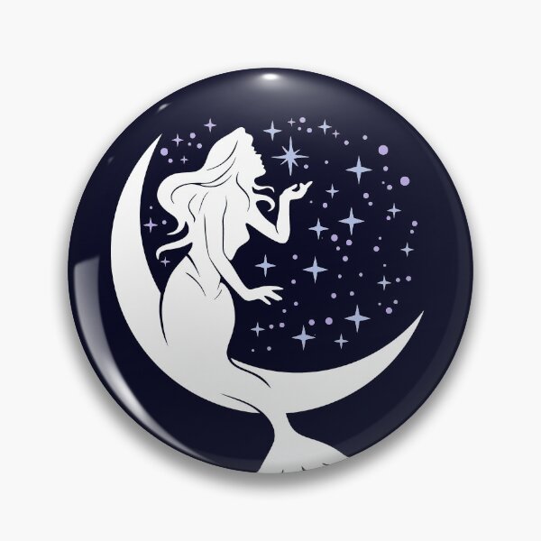 Item preview, Goodnight Mermaid On The Moon designed and sold by madtoyman.