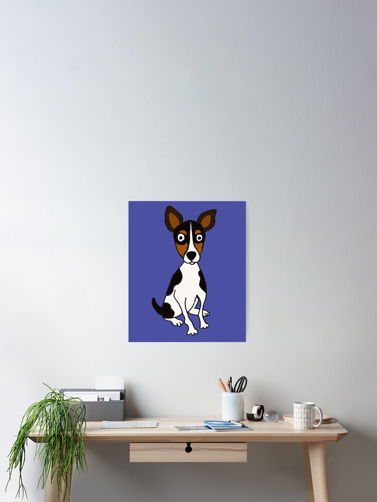 Funny Rat Terrier Puppy Dog Cartoon Funny Rat Terrier Puppy Dog Cartoon