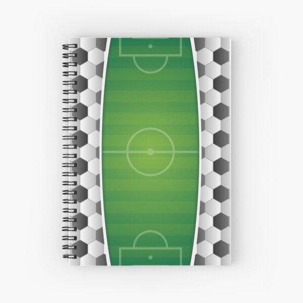 Soccer Stadium Football Game Field  Spiral Notebook