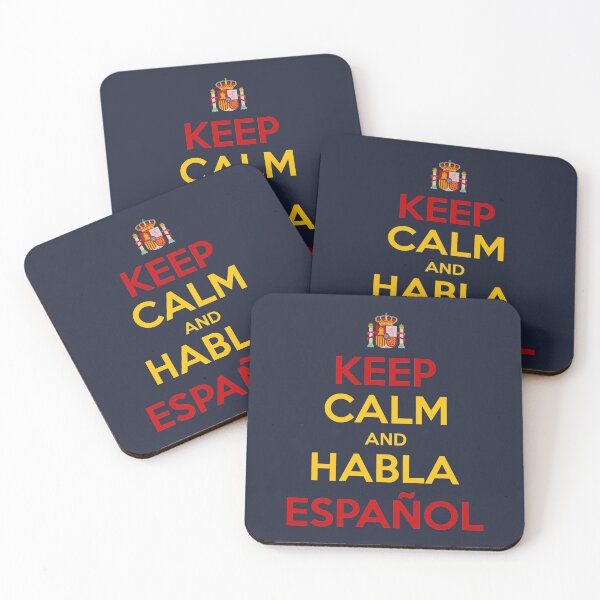 Vista previa del artículo con la obra «Keep Calm and Habla Español», diseñado y vendido por twgcrazy.