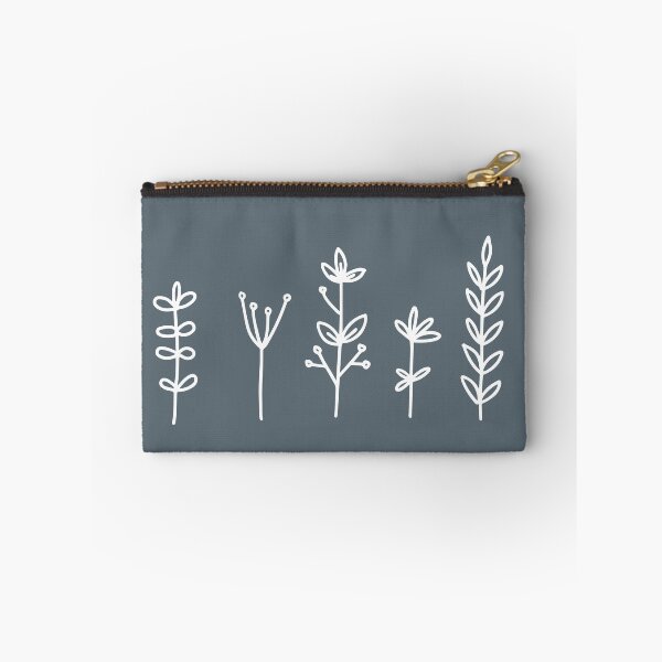 Item preview, Plants grasses minimal blue-gray designed and sold by mintwolke.