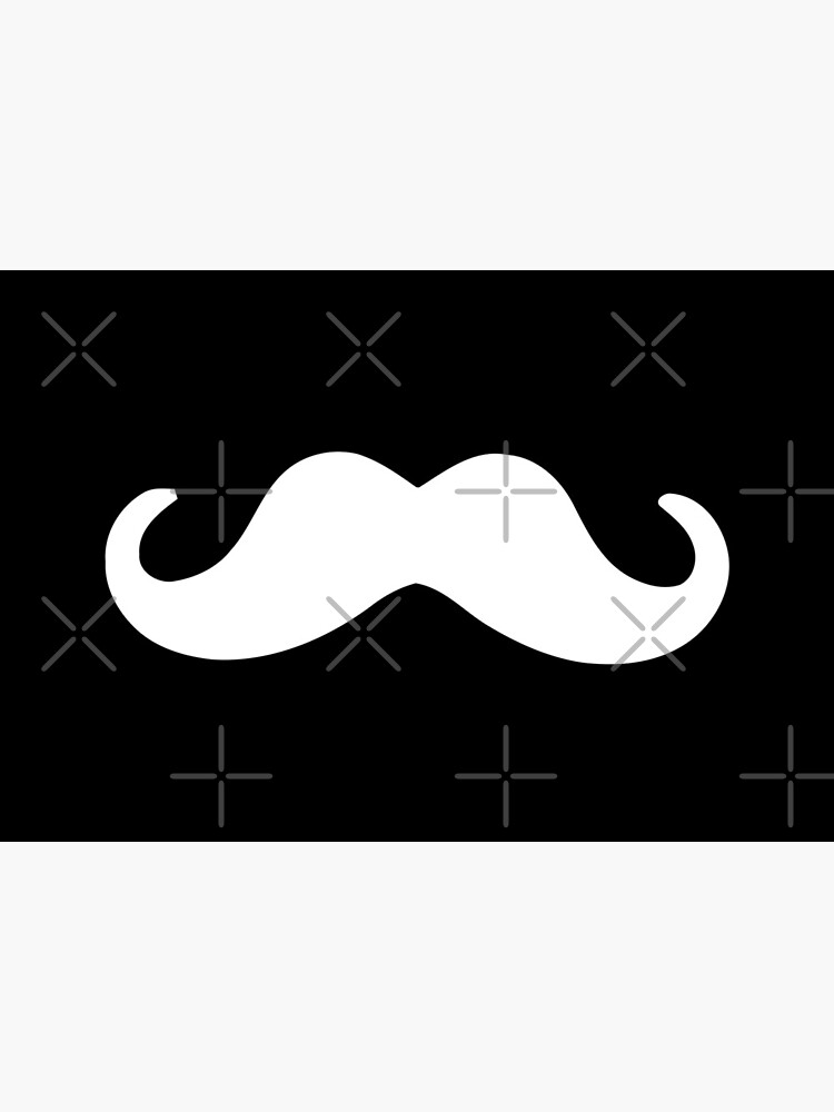 Mustache Face Mouth Black by TenchiMasaki