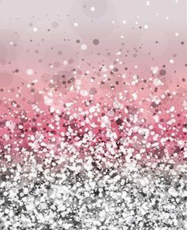 Pink glitter sparkle on a transparent background Vector Image