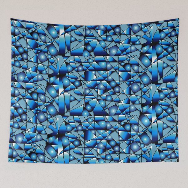 Item preview, Stained Blue - stratosphere designed and sold by littleowl-ash.