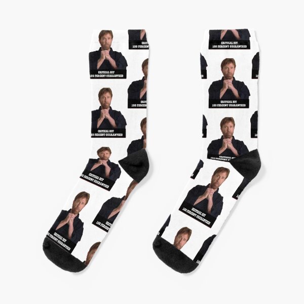 Chuck Norris Critical Hit Socks