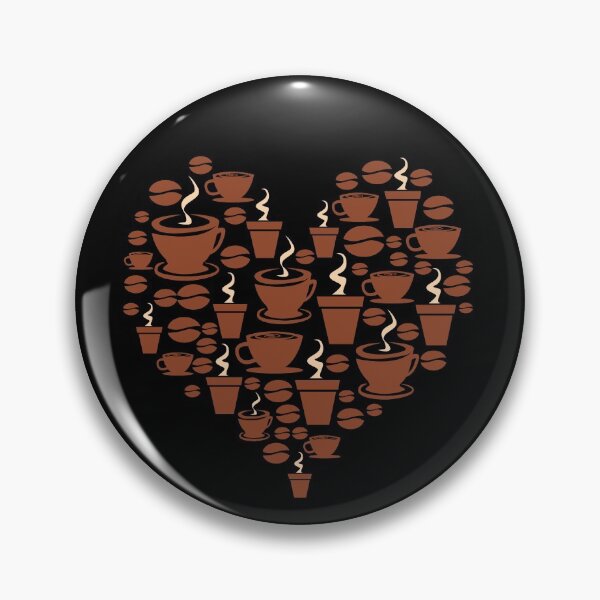Item preview, Coffee Lover Heart designed and sold by madtoyman.