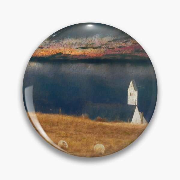 Item preview, Icelandic sheep by the church designed and sold by Gbenonys Art.