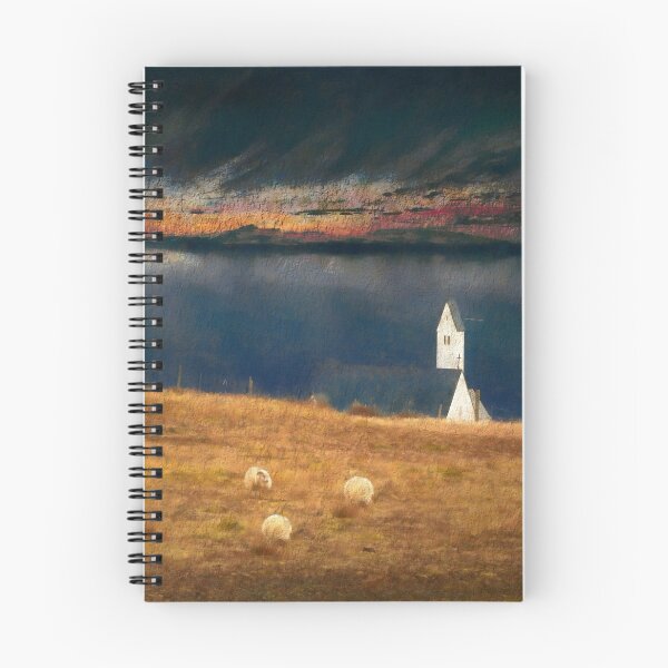 Item preview, Icelandic sheep by the church designed and sold by Gbenonys Art.
