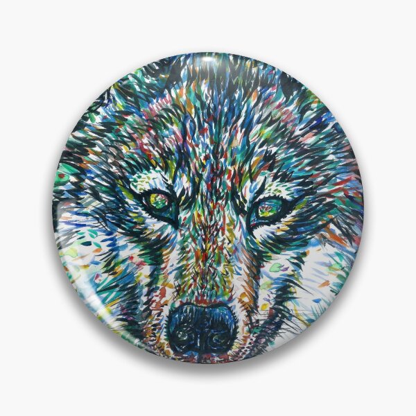Artikelvorschau, WOLF - Aquarell- und Tuscheporträt entworfen und verkauft von lautir.