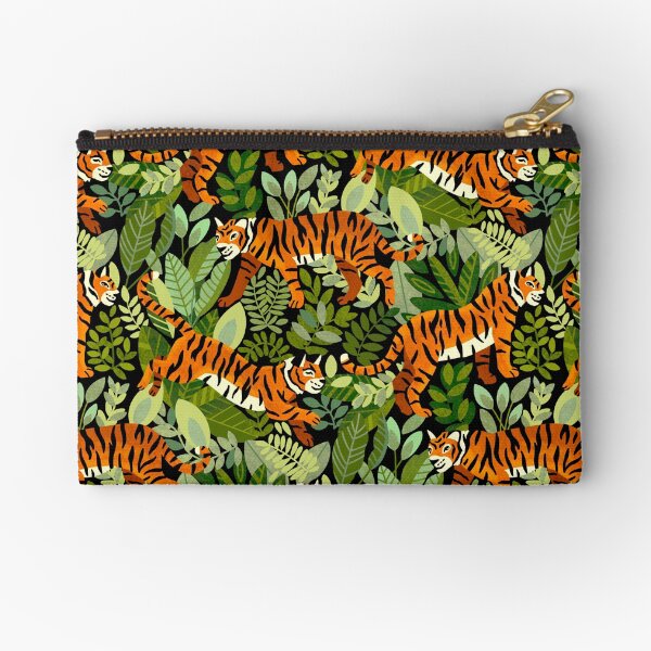 Vista previa del artículo con la obra «Tigre de Bengala en la jungla», diseñado y vendido por TigaTiga.
