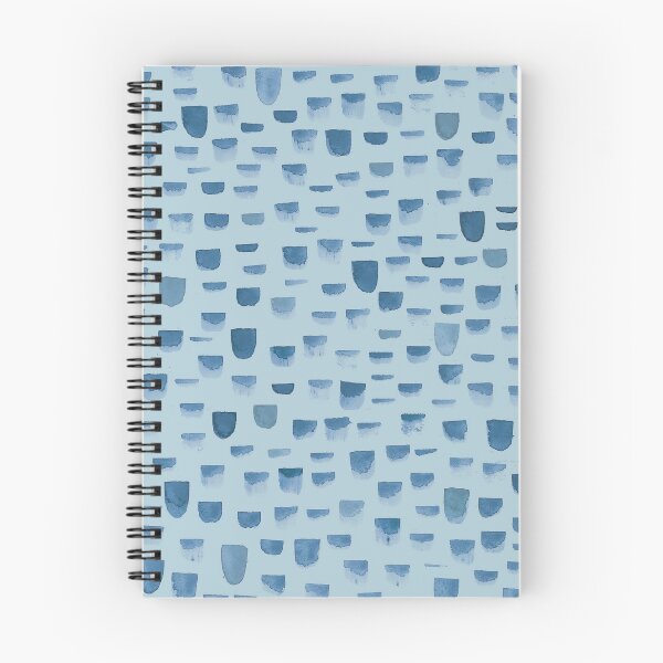 Item preview, Prussian Blue Handmade Brushstrokes designed and sold by Carolina Diaz.