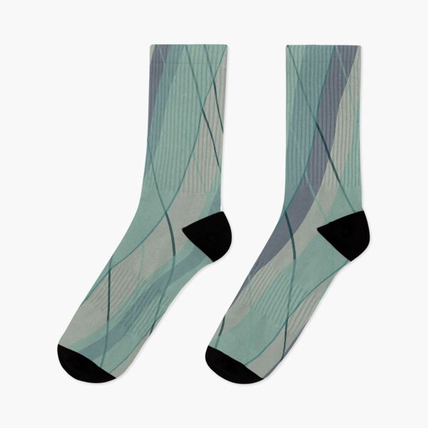 Item preview, Teal blue green stripes designed and sold by BlertaDK.