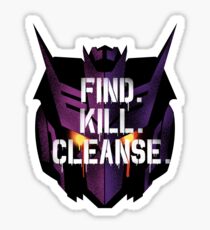 DJD - Find. Kill. Cleanse. Sticker