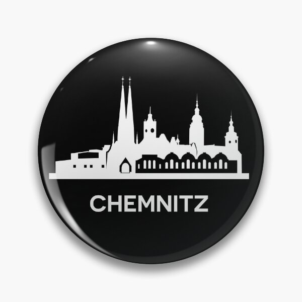 Item preview, Chemnitz City Skyline, white designed and sold by yulia-rb.