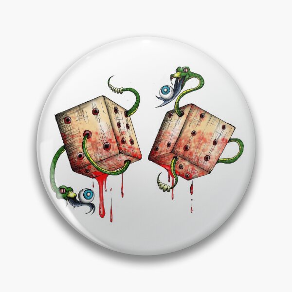 Item preview, Evil Dice: Snake Eyes designed and sold by Geek Native .