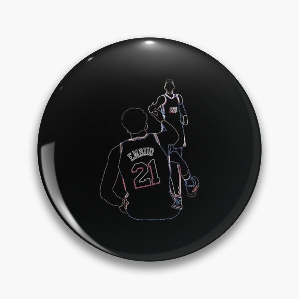 Item preview, Ben Simmons Helps up Embiid Neon designed and sold by RatTrapTees.