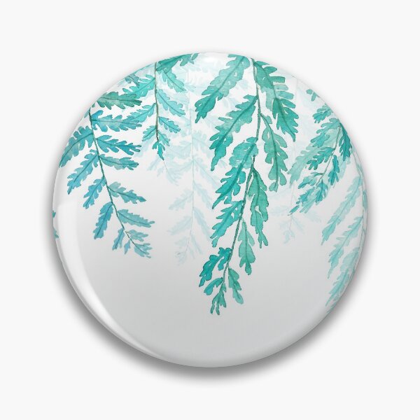 Item preview, hand painted green fern top to bottom watercolor  designed and sold by SelenePaintings .