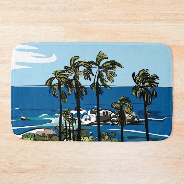 Item preview, Palm trees | Blue Ocean Beach | Camps Bay designed and sold by Covo Studio.