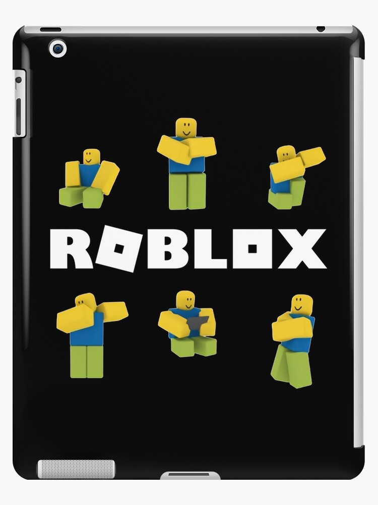Roblox Noob Ipad Case Skin By Nice Tees Redbubble - roblox noob device cases redbubble