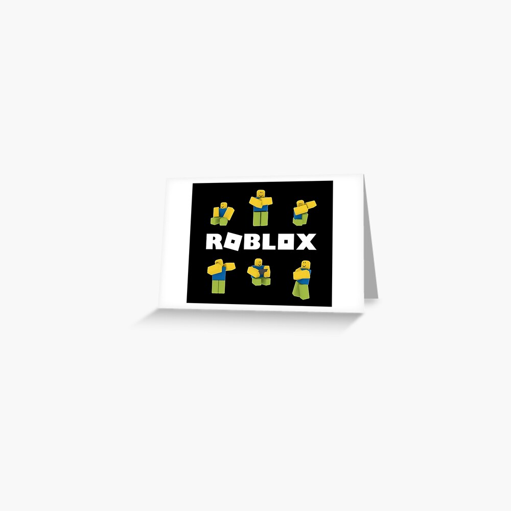 Roblox Noob Postcard By Nice Tees Redbubble - roblox noob team posts facebook