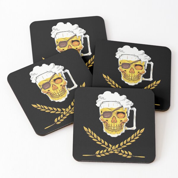 Item preview, Beer Mug Pirate Skull - Brewery Emblem - Alcohol designed and sold by anziehend.