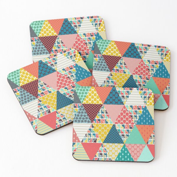 Item preview, llama geo triangles designed and sold by scrummy.