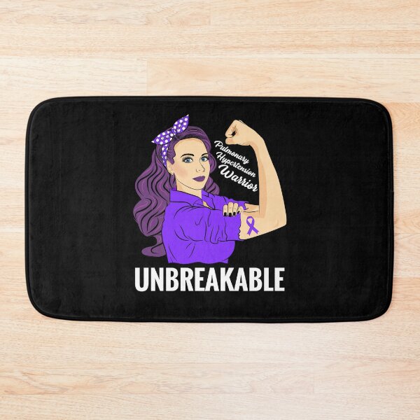 Item preview, Pulmonary Hypertension Warrior Unbreakable PH Awareness designed and sold by ZNOVANNA.