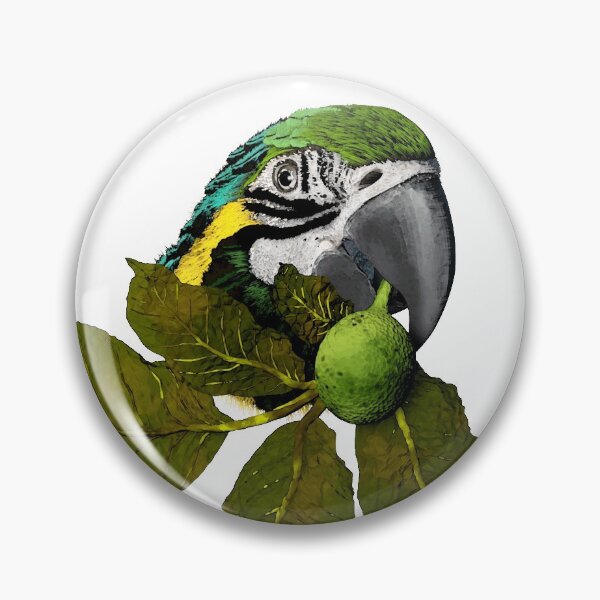 Item preview, Ara with green walnut designed and sold by cglightNingART.