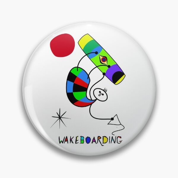 Item preview, Wakeboarder inspired by Miro designed and sold by TheTeeCat.