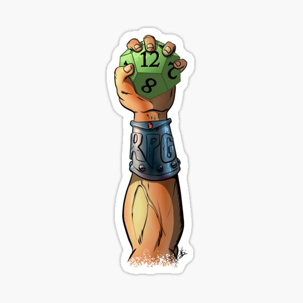 RPG Warrior Sticker