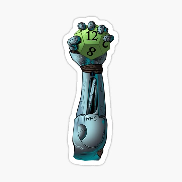 RPG cyborg Sticker