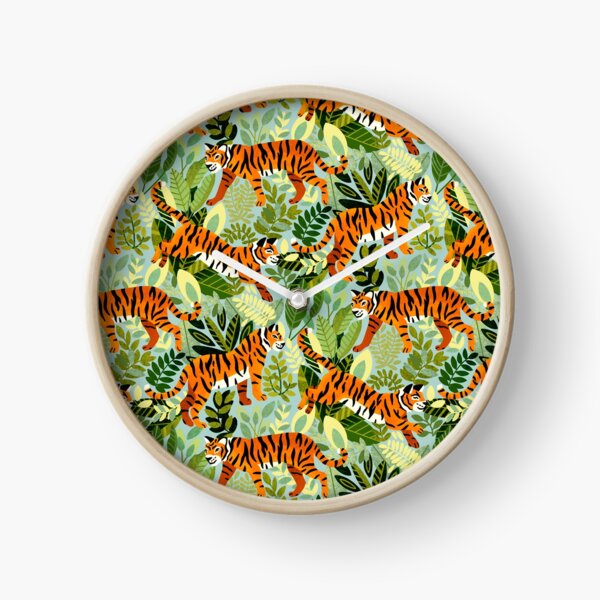 Vista previa del artículo con la obra «Tigre de Bengala brillante en la jungla», diseñado y vendido por TigaTiga.