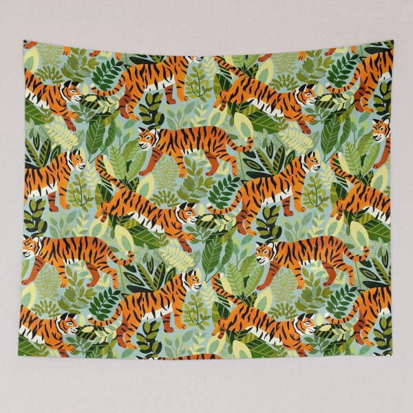 Item preview, Bright Bengal Tiger Jungle  designed and sold by TigaTiga.
