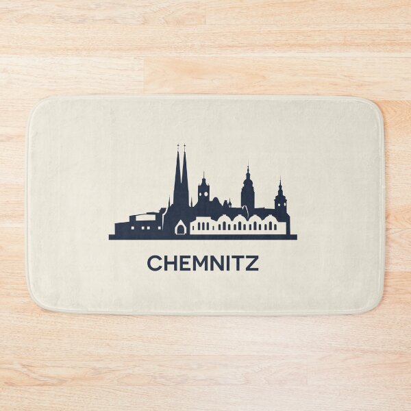 Item preview, Chemnitz City Skyline, dark designed and sold by yulia-rb.