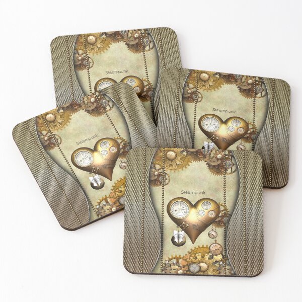 Item preview, Steampunk heart, clocks and gears designed and sold by nicky2342.