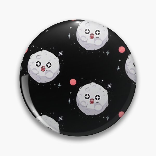 Item preview, Cute Happy Little Kawaii Moon Pattern designed and sold by Robert  Townsend.