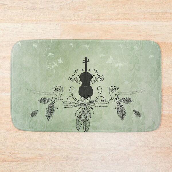 Item preview, Violin with feathers and key notes designed and sold by nicky2342.