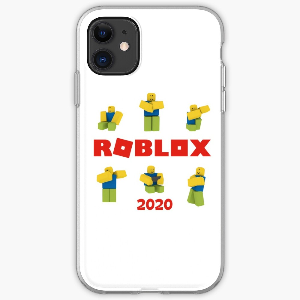 Roblox Noob Iphone Case Cover By Nice Tees Redbubble - how to look like a noob in roblox 2020 mobile
