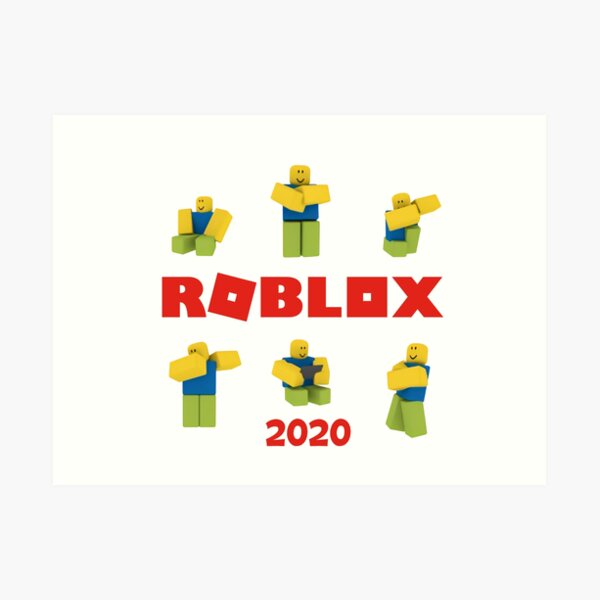 art mural sur le theme visage roblox redbubble