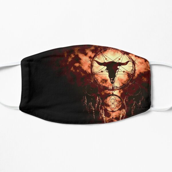 summoning circle pentagram - dream catcher Mask