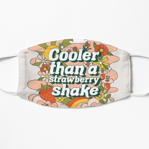 Psychedelic Cooler than a strawberry - Borns inspired print Mask
