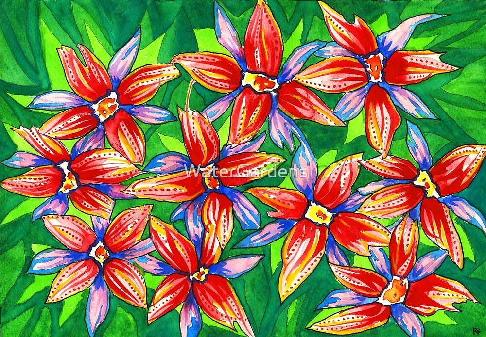 "Exotic Flowers" by WaterGardens Redbubble