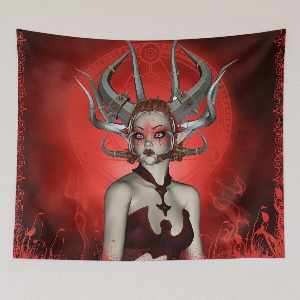 Item preview, Wonderful fantasy women with awesome helmet designed and sold by nicky2342.