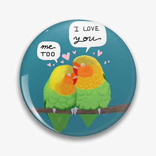 Item preview, LOVE BIRDS designed and sold by BEATRIZ ABAITUA.