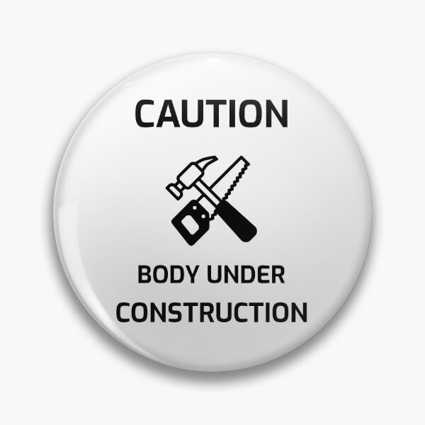 Item preview, Caution, body under construction! - Fun fitness wear designed and sold by Thread Collection.